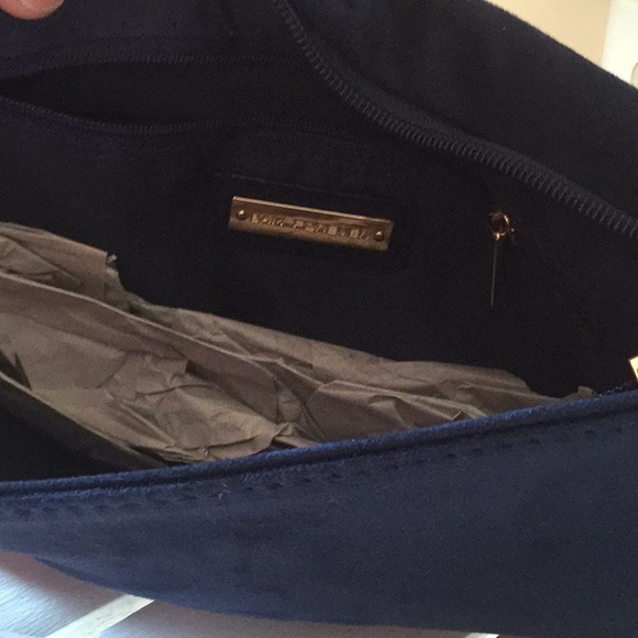 SOLD !!! NWT Aztec Suede Crossbody chain strapSO - Picture 7 of 12